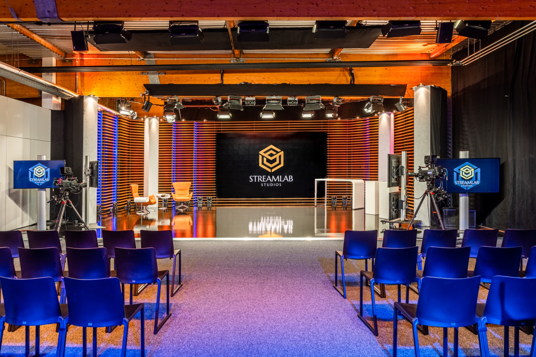 Streamlab studio bremen zuschauerbereich  und studio